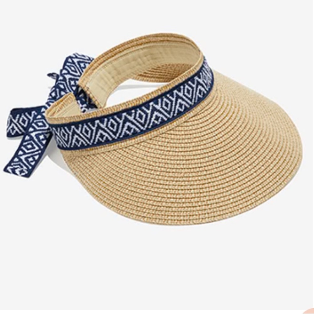 Straw Visor Sea & Grass
